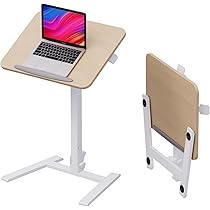 【中古】小柄さん向け　昇降テーブル （ガス圧式 PCデスク ） 山善 ガス圧 昇降式テーブル パソコンデスク キャスター付き KUT