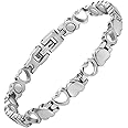 Jecanori Magnetic Bracelet for Women,Titanium Steel Brazaletes Jewelry Gifts with Adjustable Tool(Braveheart Series) Magnetic