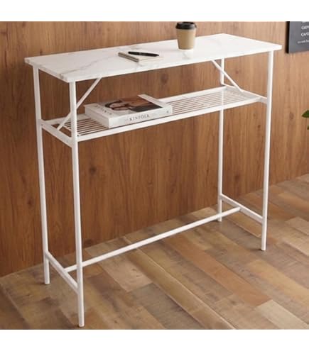Amazon｜ダイニングテーブル 奥行40cm 木製 天然木 カウンターテーブル