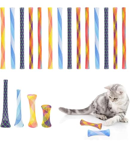 Amazon | Kingsie 猫 おもちゃ スプリング 20個セット 4色 弾力 ばね