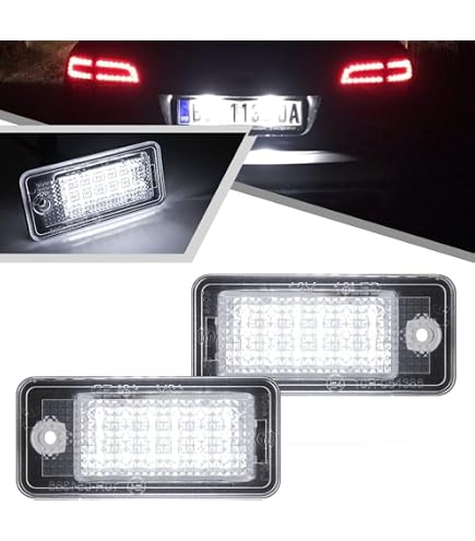 Amazon | LED ライセンスランプ ナンバー灯 アウディ互換品 | A1 S1 8X