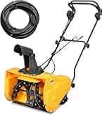 Amazon.co.jp: HAIGE(ハイガー) 除雪機 電動除雪機 電源コード式