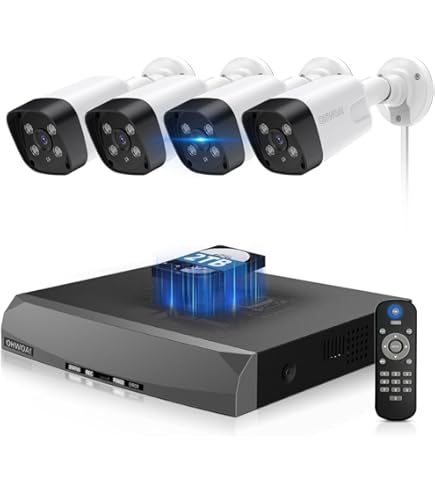 Amazon.co.jp: A-ZONE 防犯カメラ ワイヤレス 無線 300万画素 4