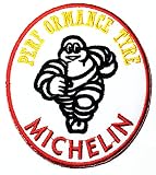 Michelin Perf Ormanceタイヤタイヤオートバイ車Racing NascarバイカーロゴパッチジャケットTシャツSew Iron onパッチバッジ刺繍