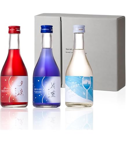 Amazon.co.jp: 【 清藍 せいらん 】 日本酒 を天然ハーブで色付けした