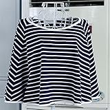 MADHOLLY授乳ケープ 　ワイヤー入り授乳カバー 　授乳服 　外出先での授乳に便利なナーシングカバー　 ポンチョ型　通気性　ネイビーブルー