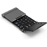 iClever キーボード 折り畳み Bluetooth usb タッチパッド 3つデバイス同時切替可能 スタンド ミニキーボード アルミ Windows Android iOS Mac 対応 IC-BK08
