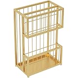 傘ホルダー、ステッキ、傘用角ホルダー、ポータブル、32x20x50 cm 金