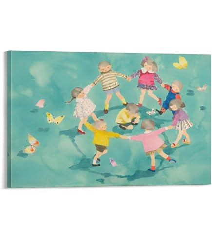 Amazon.co.jp: 114927 いわさきちひろポスター額DX 花と少女 : ホーム