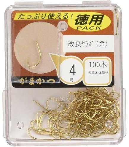 Amazon | がまかつ(Gamakatsu) シングルフック 改良ヤラズ 茶 ザ