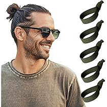 ヘアゴム 結び目付きメンズヘアタイ 男性用 5本入 Amazon | [HAVHAF
