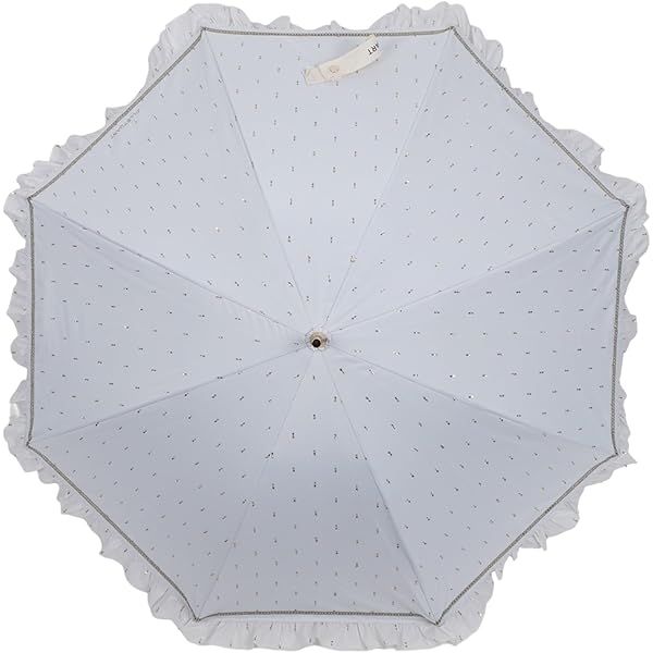 ジルスチュアート晴雨兼用傘 99% UVカット キラキラ フリル Amazon