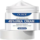 尿素クリーム 45% 乾燥ひび割れ足かかと膝肘手の修復治療保湿トウモロコシの角質除去尿素足用尿素クリーム