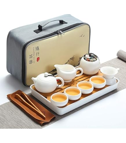 Amazon.co.jp: 中国磁器 景徳鎮 茶器セット 急須/湯呑み5個 中華