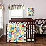 Dr. Seuss Alphabet Seuss 4 Piece Baby Crib Bedding Set with Bumper by Trend Lab by Trend Lab [並行輸入品]