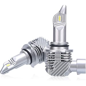 【令和2年最新モデル】SUPAREE HB3 HB4 led ヘッドライト 新車検対応 12000LM 40W 12V/24V車対応(ハイブリッド車・EV車対応) ホワイト 6500K ファンレス 爆光 フォグランプ 2個入 3年保証