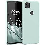 kwmobile スマホケース 対応: Google Pixel 4a ケース - 耐衝撃 滑り止め ソフト TPU シリコン - クール ミント
