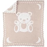 Malibu by enne. ベビー ブランケット ひざ掛け 赤ちゃん おくるみ 毛布 マイクロファイバー 新生児 (Malt/Bear)