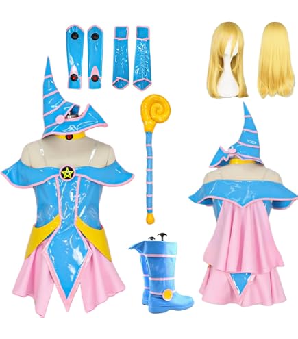 Amazon.co.jp: 遊戯王 ブラックマジシャンガール コスプレ衣装 : ホビー