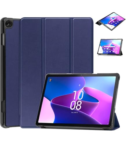 Amazon.co.jp: Lenovo Tab M10 3rd Gen対応ケースカバー 手帳型