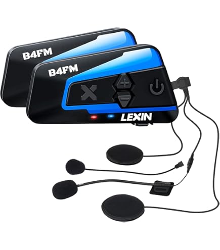 Amazon | LEXIN インカム B4FM 10人同時通話 バイク インカム 10riders 