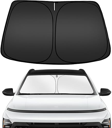 Car Window Shade For Volvo EX30 2024 2025 Skylight Roof Heat Insulation Shading Car Retractable Sunroof Sunshade(Black - View #3