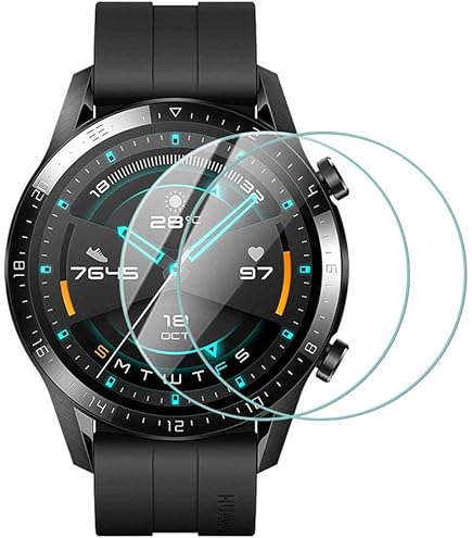 HUAWEI WATCH GT2e 46mm【9Hガラスフィルム】は Amazon.co.jp: [2枚入り] For Huawei Watch GT2e 46mm ガラスフィルム