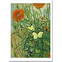 Amazon.co.jp: 世界の名画 ゴッホ ヒナゲシと蝶 ジークレー技法 高級  