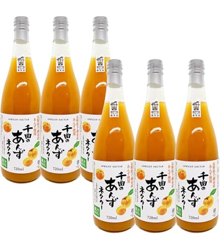 Amazon.co.jp: 千曲のあんずネクター 720ml 信州産あんず使用 あんず