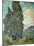 ゴッホ「Cypresses , 1889プレミアムthick-wrapキャンバス壁アートプリント 24" x 30" BAL75776_24_24x30_none
