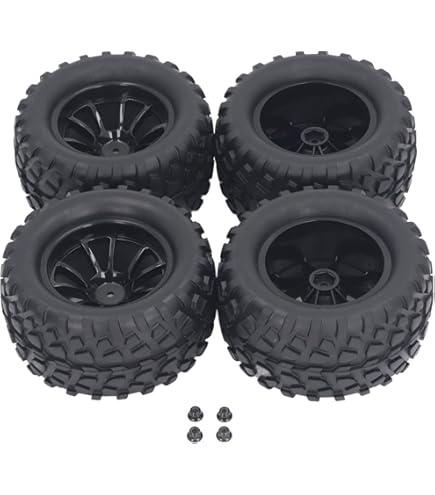 HPI サベージ用 タイヤ付きホイールセット Amazon | HPI Savage X 4.6 4 gt2タイヤ&ブラッククロームホイール17