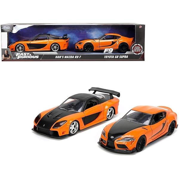 Amazon | JADA TOYS 1/32 ワイルドスピード ハン マツダRX-7 & トヨタ 