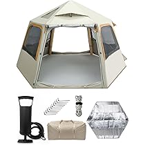 Amazon.co.jp: COYOTE CAMP エアーテント 2~4人用 6㎡【1分空気入れ