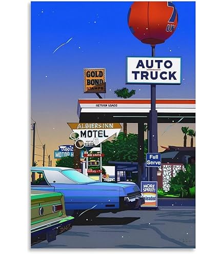 Amazon.co.jp: 鈴木英人の作品 《スターライト ヌーンデイ U.S.A.