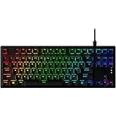 HyperX Alloy Origins Core PBT- PBT Keycaps, RGB, HyperX Mechanical Switches (Red), Compact, Durable Aluminum Body, Customizab
