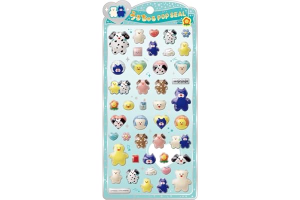 mojojojo うるちゅるポップシール イラスト (対象年齢6歳以上) シール ステッカー 137335