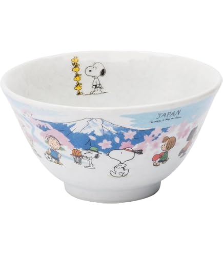Amazon｜「 PEANUTS (ピーナッツ) 」 スヌーピー お茶碗 ライスボウル