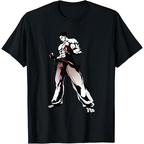 Amazon | TEKKEN7 三島 一八 カズヤ 001 Tシャツ | Tシャツ