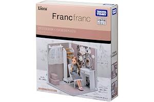 タカラトミー(TAKARA TOMY) リカちゃん インテリアコーディネート ドレッサールーム (Francfrancコラボ) 着せ替え おままごと おもちゃ 3歳以上