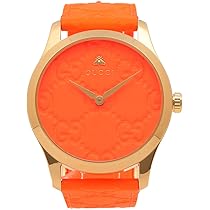 GUCCI 腕時計 オレンジ カラフルベゼル付き 新作割☆ GUCCI 12色 カラフルベゼル チェンジ 腕時計 グッチ