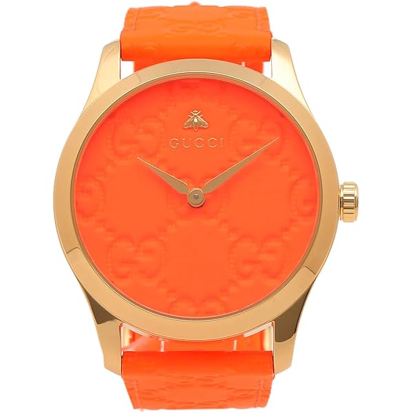 Amazon.co.jp: [グッチ] 時計 レディース GUCCI YA137311 オレンジ