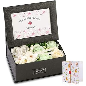 ソープフラワー 写真立て フラワー フォトフレーム ボックス 写真入り 誕生日 母の日 プレゼント ギフト 最適な贈り物を最愛の母