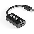 Plugable Mini DisplayPort - HDMI 変換アダプター アクティブ MDP-HDMI MDP ポート搭載システム互換 4K@60Hz対応 Surface Pro、Macシステム（Thunderbolt 2 ポート付き）対応