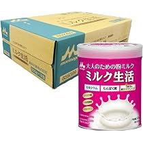 Amazon.co.jp: 大人のための 粉ミルク ミルク生活 300g (約15回分) ×12