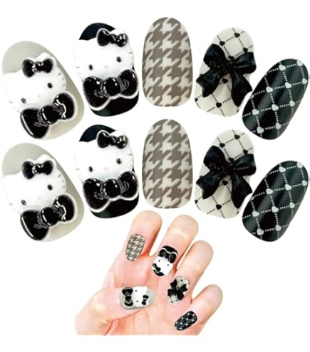 ハローキティ ネイルチップ 10個セット 楽天市場】ハローキティ ネイルチップ 10サイズ 計24枚入 345180