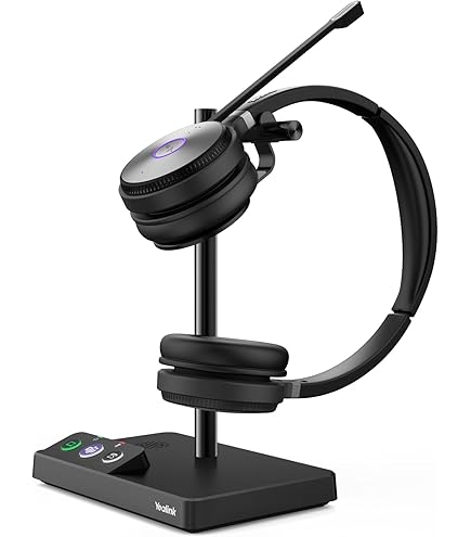Yealink WH68 DECT Bluetooth Headset - Microsoft Teams Zertifiziert Mit ANC