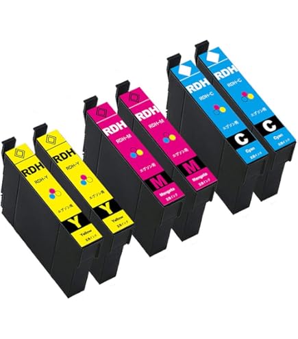 Amazon.co.jp: EPSON用互換インクカートリッジリコーダー用 RDH-4CL