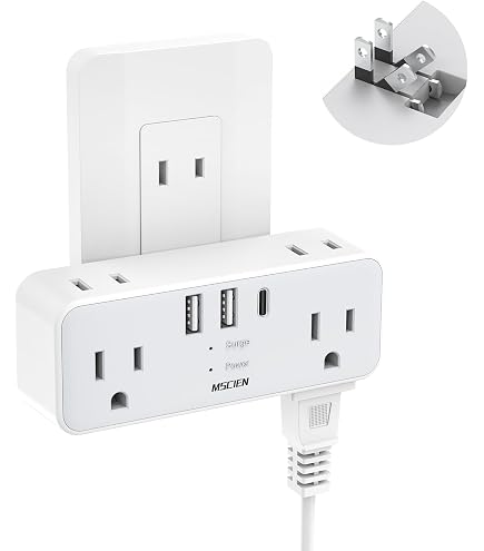 Amazon.co.jp: usb コンセント 分岐 電源タップ 6個AC口 1個usbc 2個