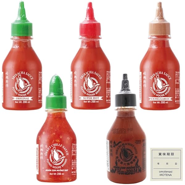 Amazon | フラインググース シラチャー ・ チリソース 全5種 セット