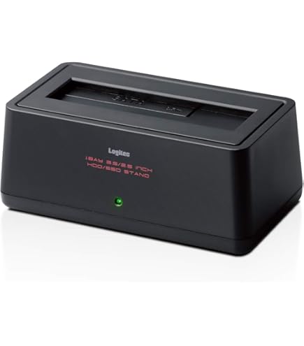 Amazon.co.jp: ロジテック HDDスタンド USB3.2Gen1 HDD SSD対応 2.5